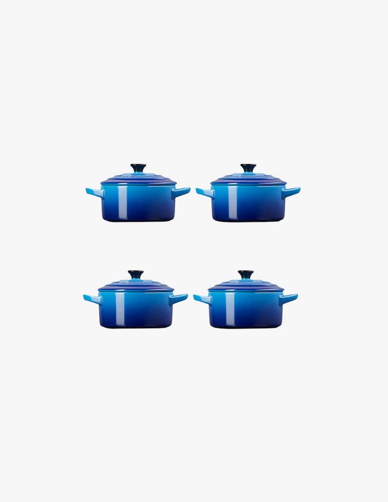 Le Creuset Mini Cocotte 10cm Set 4 Pcs - picture 1 Le Creuset Mini Cocotte 10cm Set 4 Pcs - picture 1