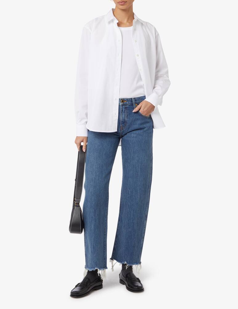 rinascente Khaite Kerrie high rise straight jeans
