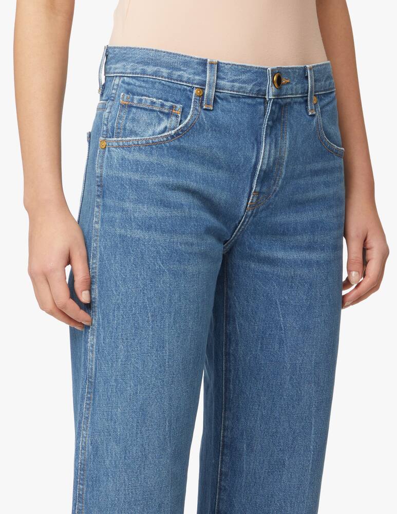 rinascente Khaite Kerrie high rise straight jeans