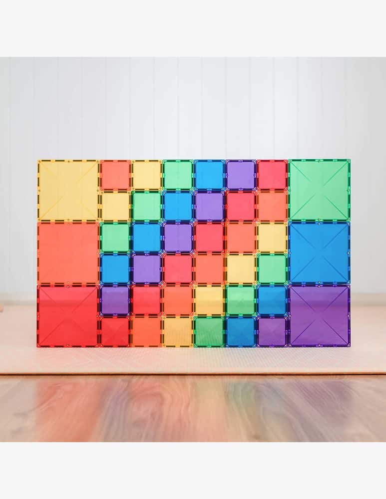 rinascente Buzz Rainbow square pack magnetic tiles