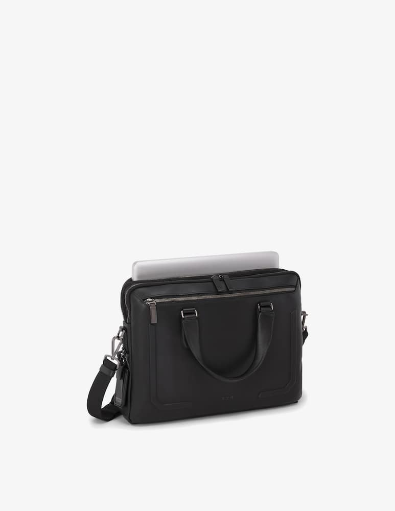 Tumi Harrison Sycamore Slim Brief Black Bombe - immagine 2 Tumi Harrison Sycamore Slim Brief Black Bombe - immagine 2