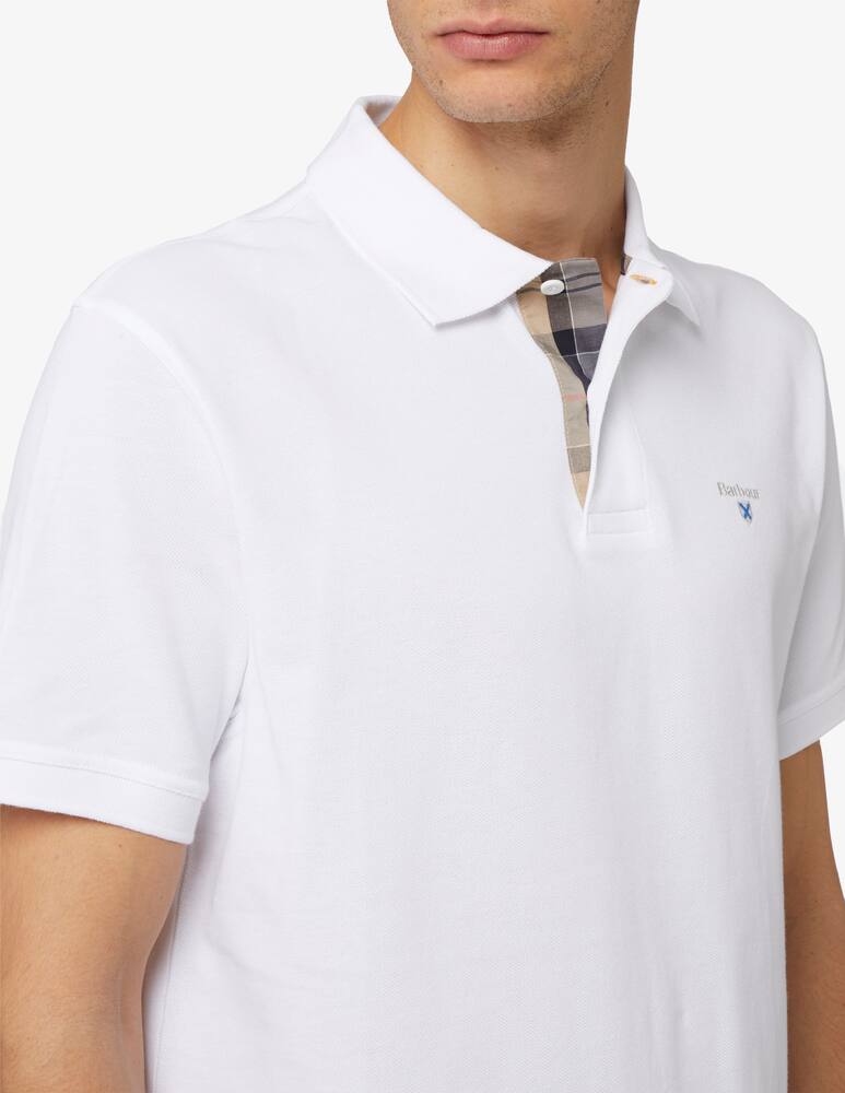 rinascente Barbour Tartan pique polo