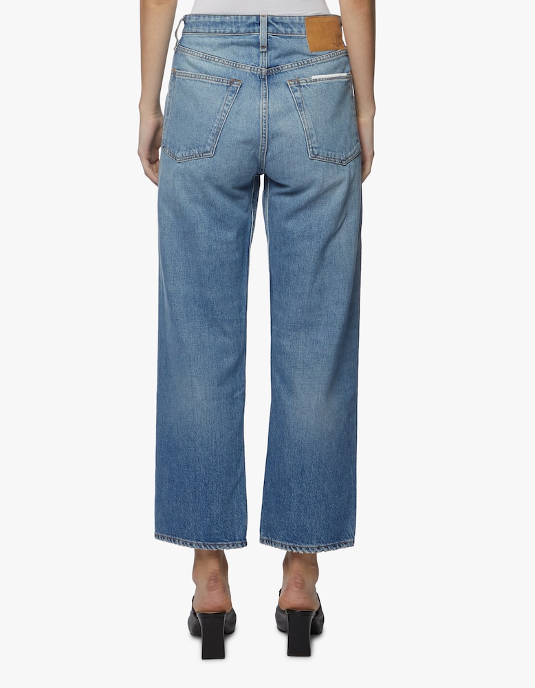 rinascente Rag & Bone Maya high rise ankle straight jeans