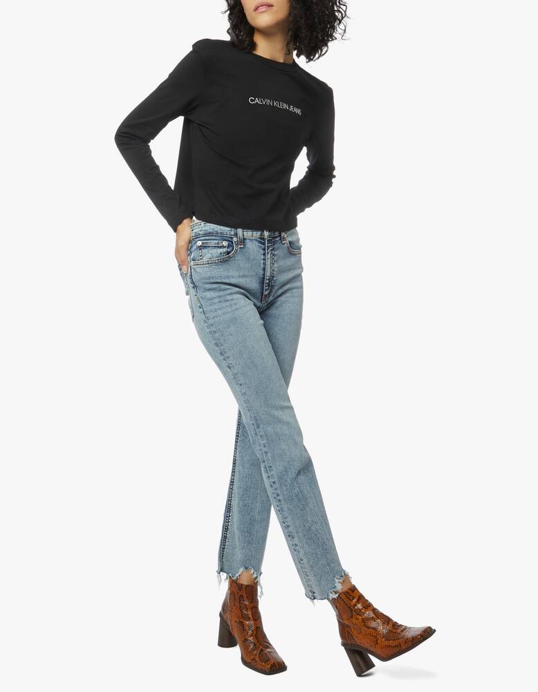 rinascente Rag & Bone Nina high rise ankle flare jeans