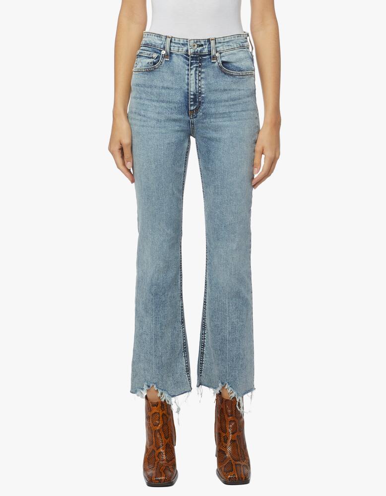 rinascente Rag & Bone Nina high rise ankle flare jeans