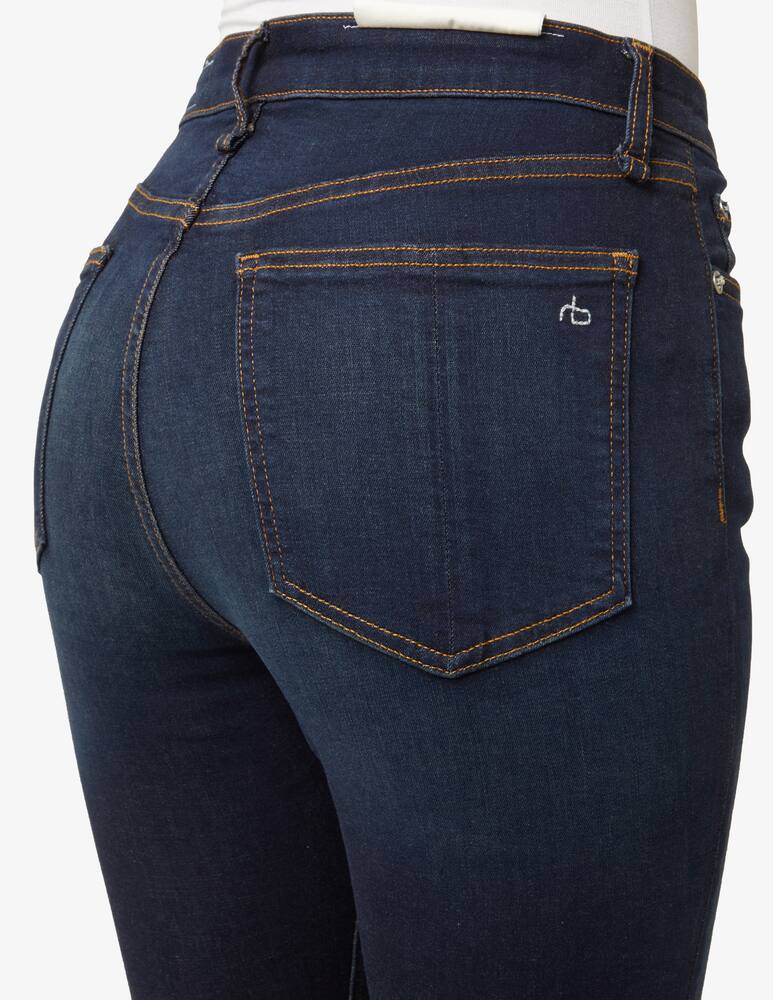 rinascente Rag & Bone Nina high rise ankle skinny jeans - Blue