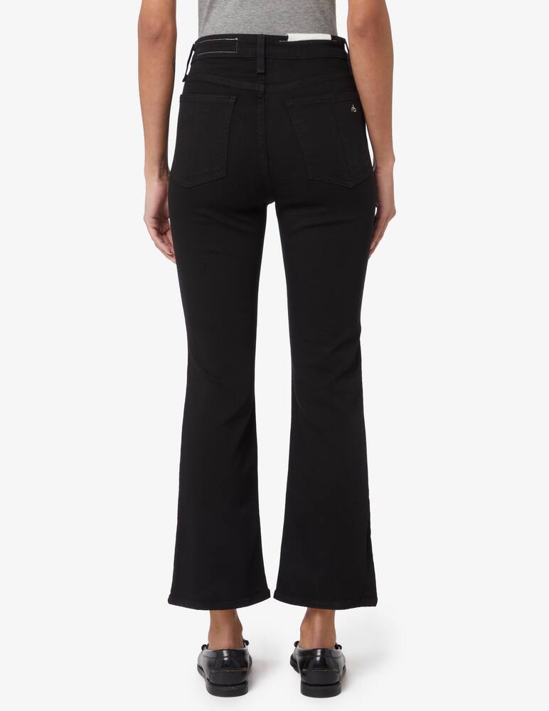 Rag & Bone Jeans svasati alla caviglia a vita alta Nina - Nero - immagine 3 Rag & Bone Jeans svasati alla caviglia a vita alta Nina - Nero - immagine 3