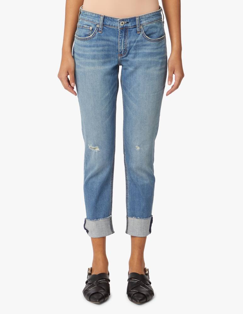 rinascente Rag & Bone Jeans boyfriend a vita bassa Dre - blu
