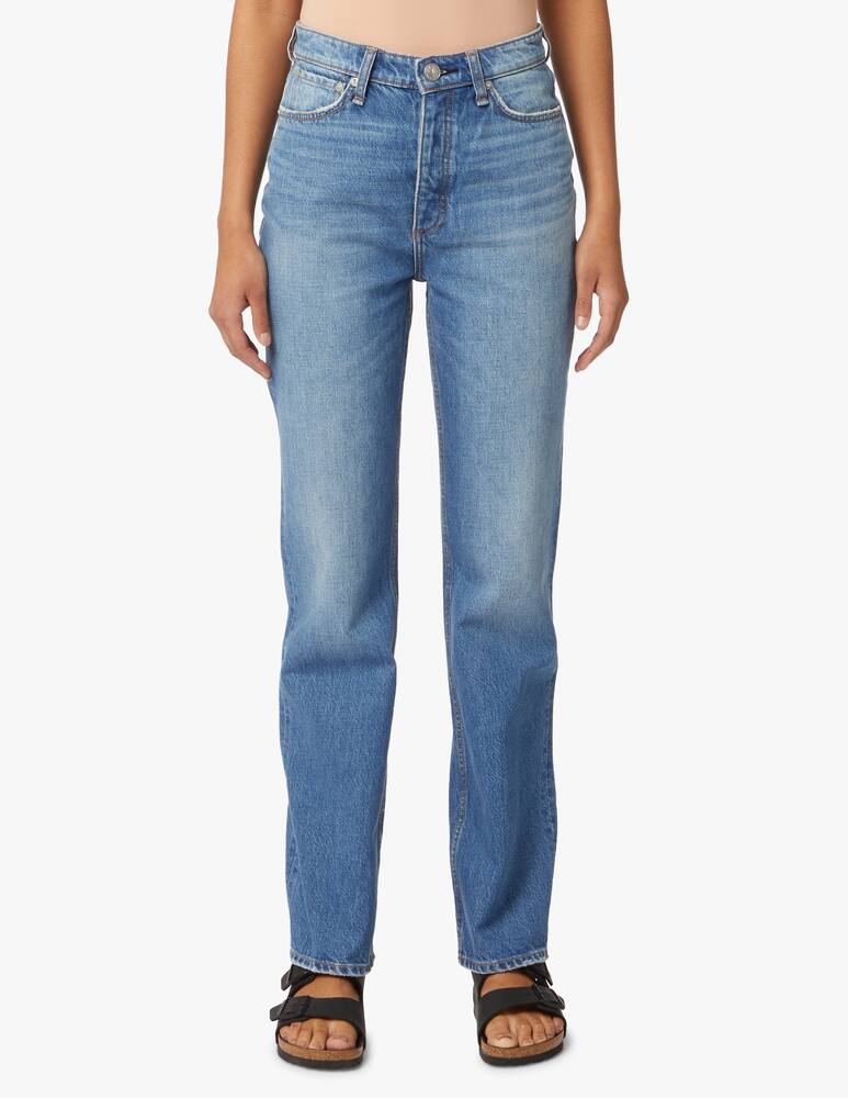 rinascente Rag & Bone Jeans straight a vita alta Alex - azzurro