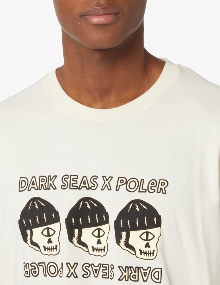 rinascente Dark Seas Maglietta girocollo rolling through x poler - Bianco