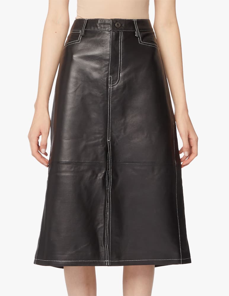 rinascente Proenza Schouler White Label Gonna dritta di pelle 