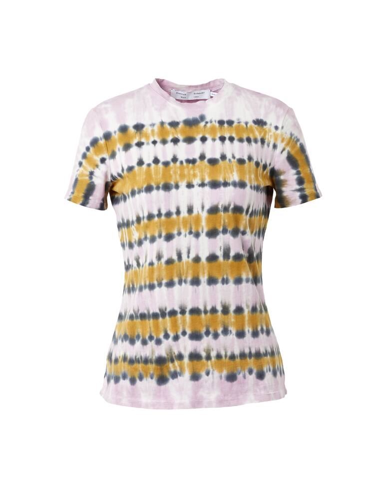 Proenza Schouler White Label T-shirt in misto cotone con stampa tie dye - immagine 1 Proenza Schouler White Label T-shirt in misto cotone con stampa tie dye - immagine 1