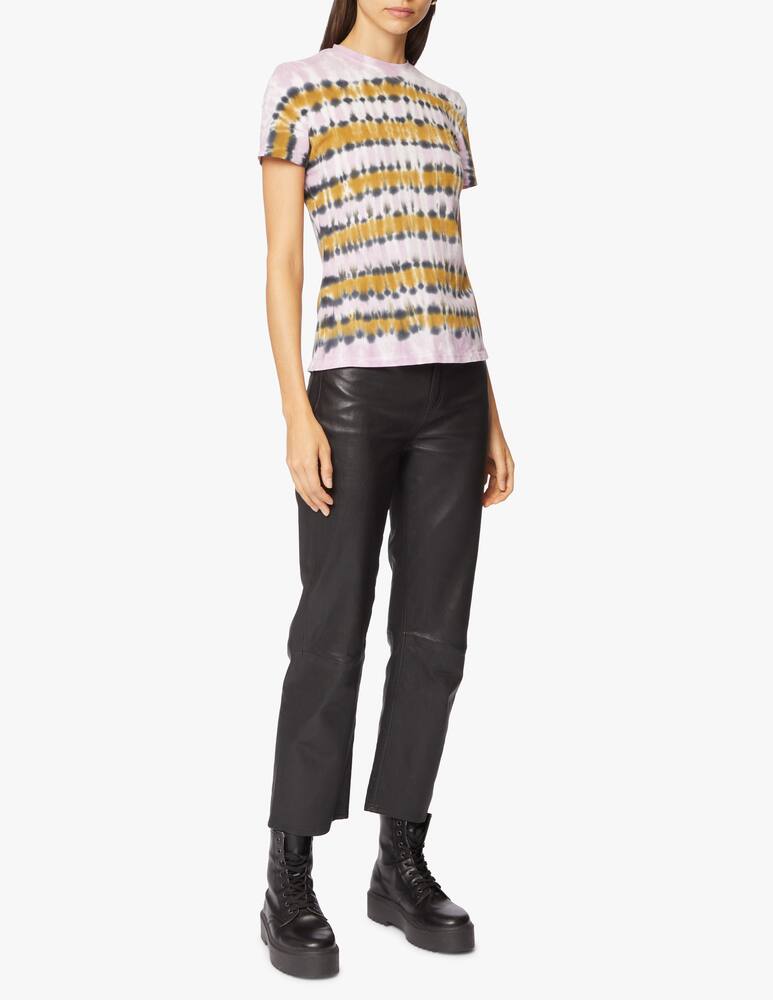 Proenza Schouler White Label T-shirt in misto cotone con stampa tie dye - immagine 2 Proenza Schouler White Label T-shirt in misto cotone con stampa tie dye - immagine 2