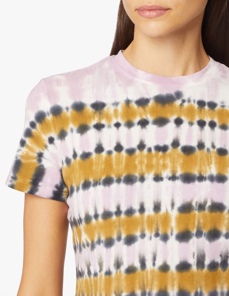Proenza Schouler White Label T-shirt in misto cotone con stampa tie dye - immagine 5 Proenza Schouler White Label T-shirt in misto cotone con stampa tie dye - immagine 5