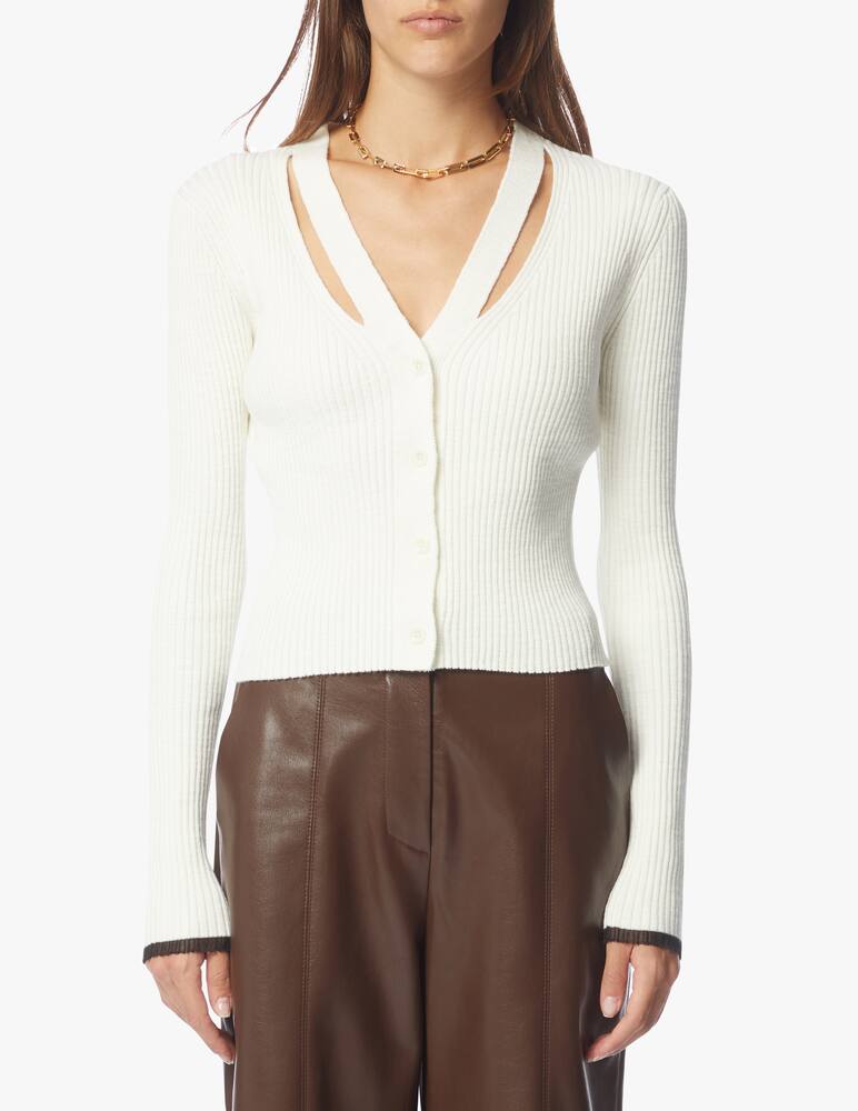 rinascente Proenza Schouler White Label Cardigan in misto cotone