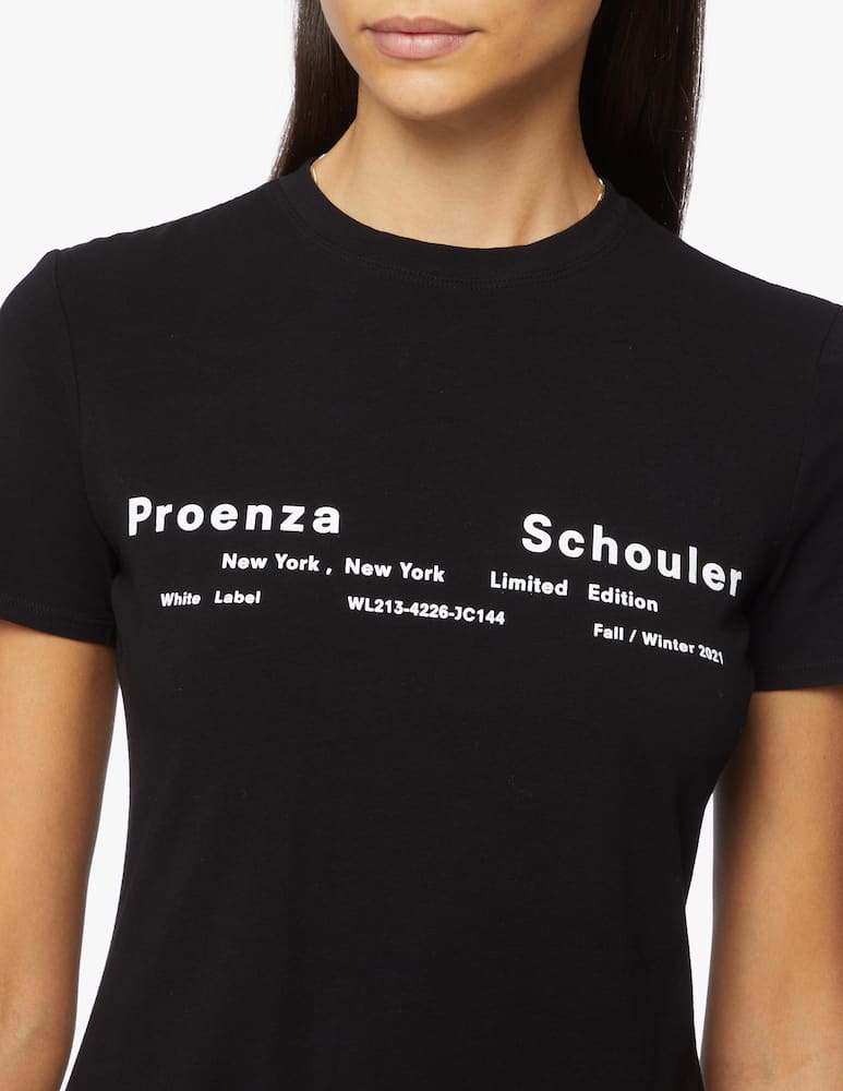 rinascente Proenza Schouler White Label T-shirt in misto cotone con logo