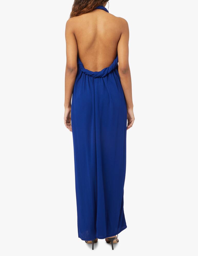 rinascente Proenza Schouler Abito con scollo americano lungo con spacco - blu
