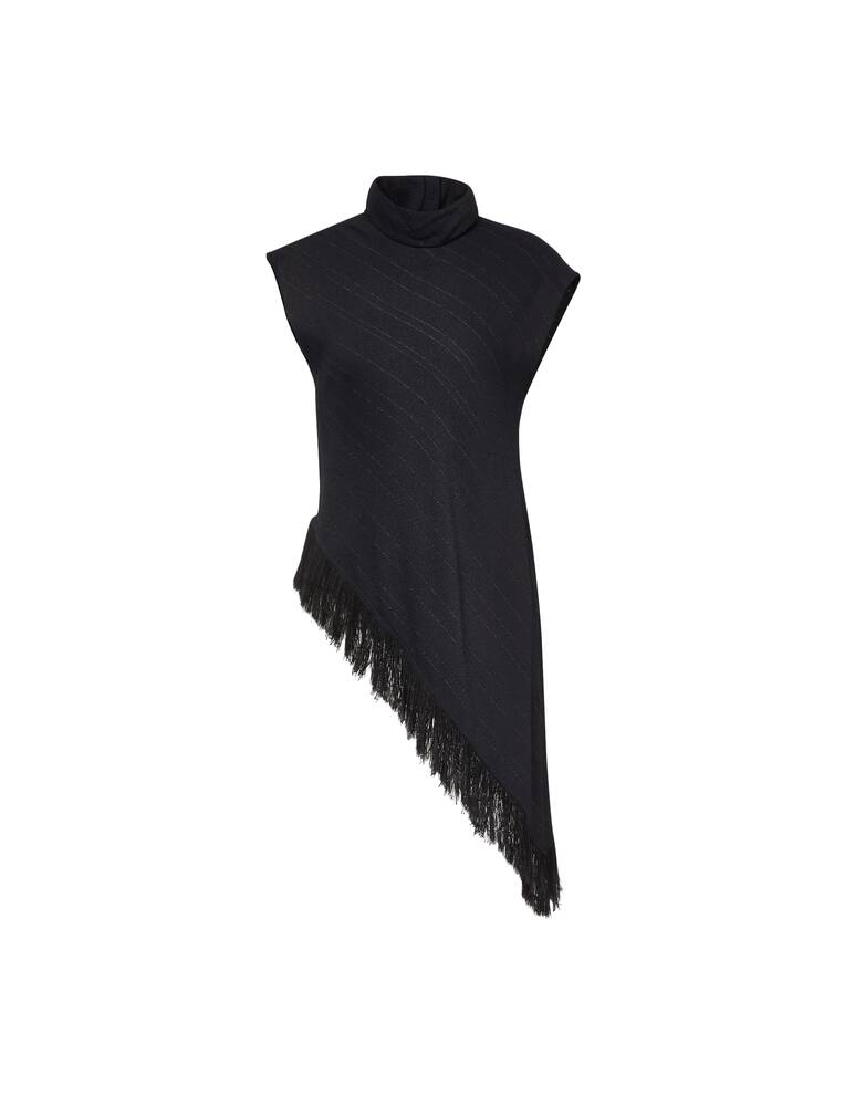 rinascente Proenza Schouler Asymmetrical shirt with korean neck - black