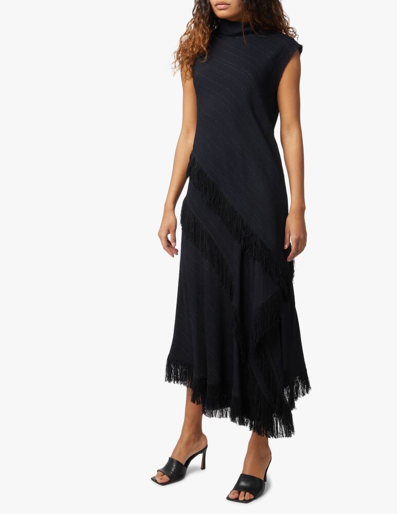 rinascente Proenza Schouler Asymmetrical shirt with korean neck - black