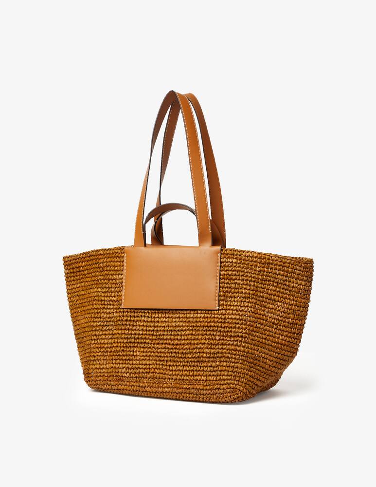 rinascente Proenza Schouler White Label Morris L raffia bag