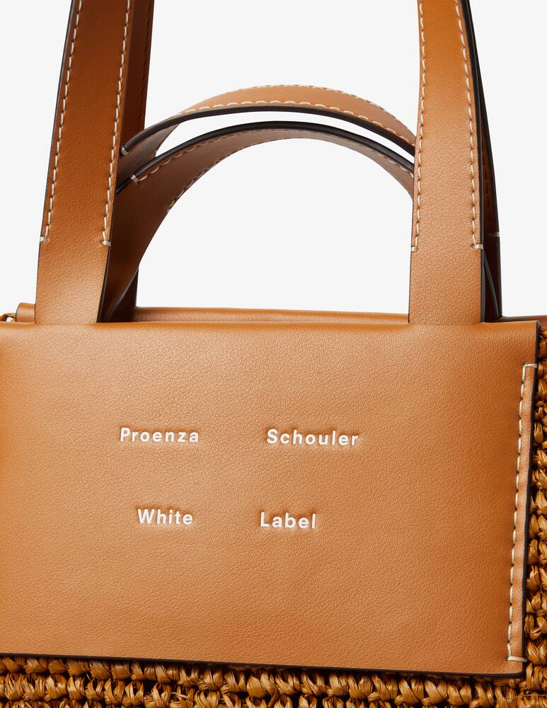 rinascente Proenza Schouler White Label Morris L raffia bag