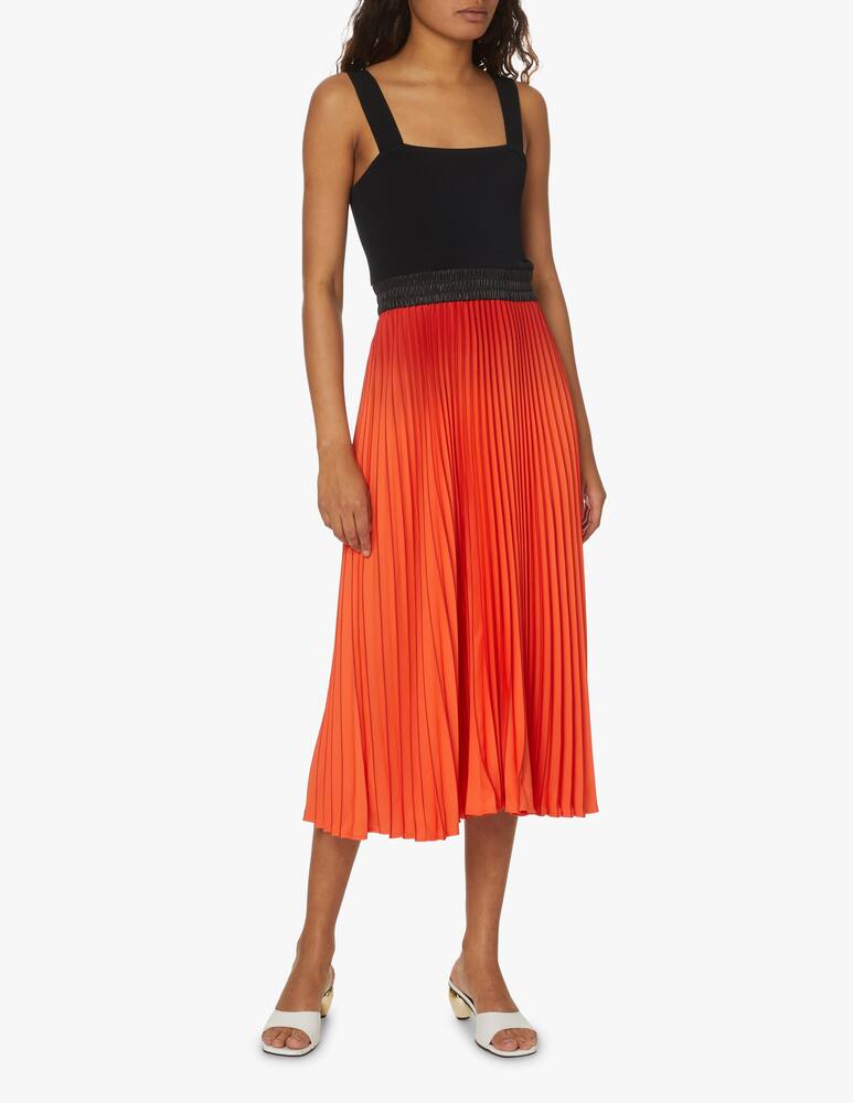 rinascente Proenza Schouler White Label Midi dress with pleated skirt - orange
