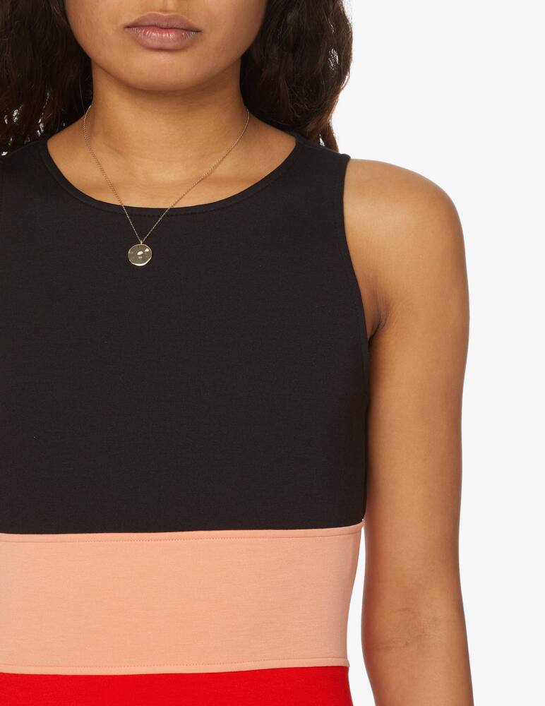 rinascente Proenza Schouler White Label Vestito lungo in neoprene - nero