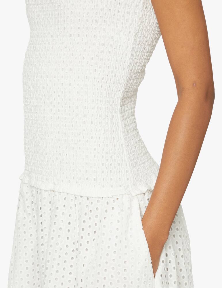 rinascente Proenza Schouler White Label Cotton asymmetrical midi dress - white