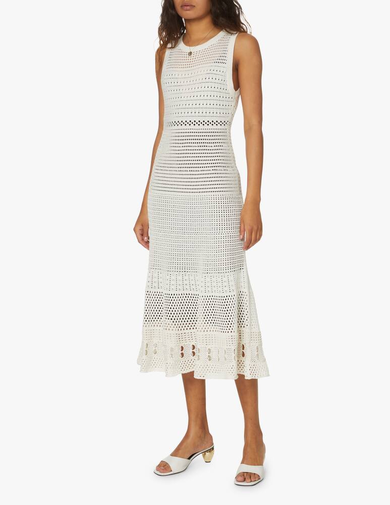 rinascente Proenza Schouler White Label Silk blend maxi dress - beige