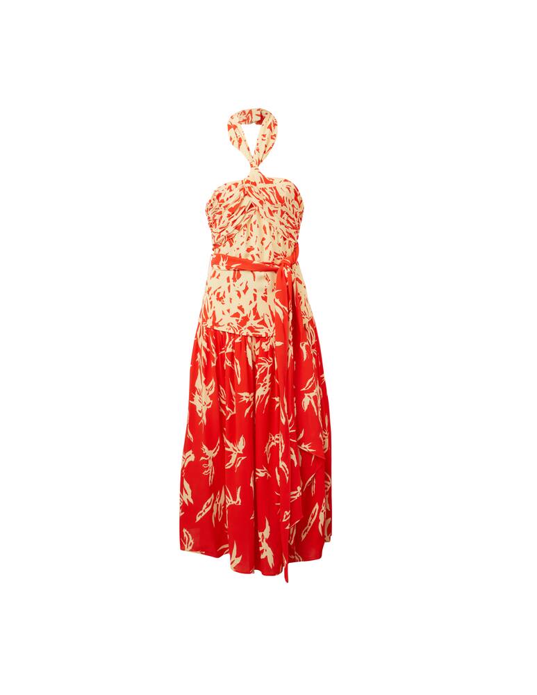 rinascente Proenza Schouler Vestiti midi con stampa - arancione