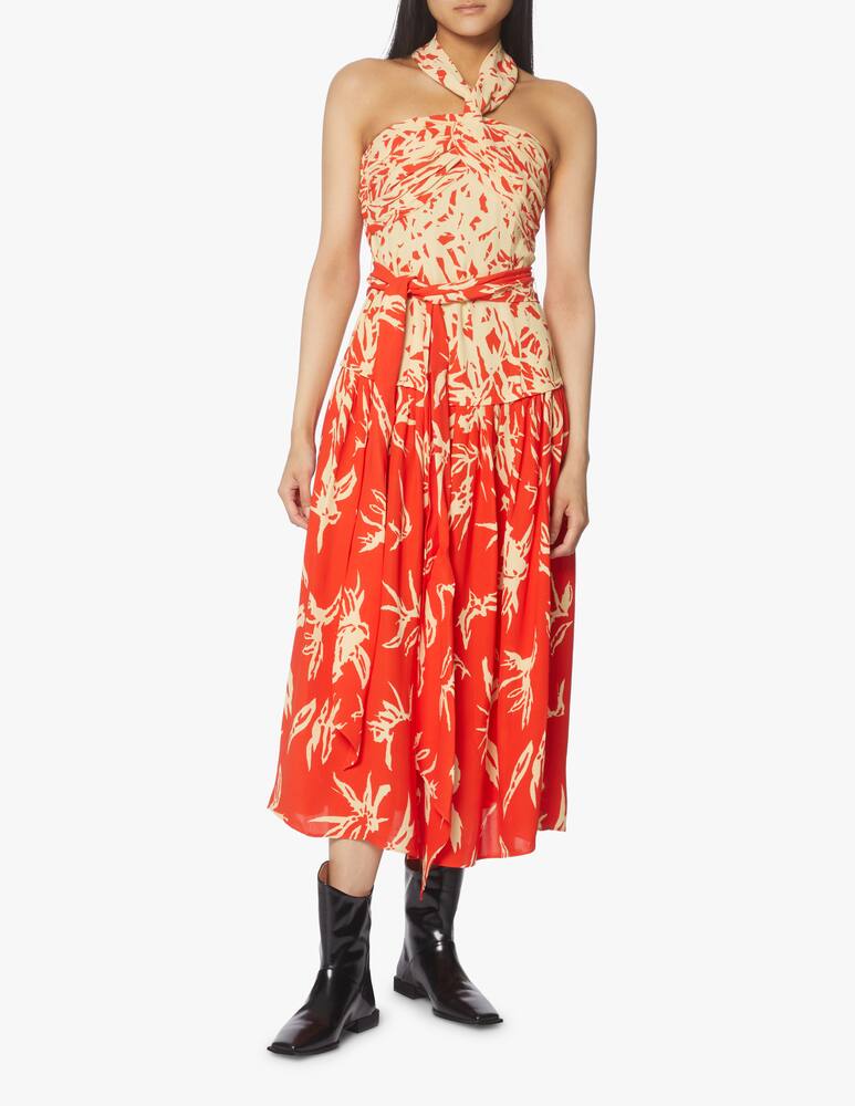 rinascente Proenza Schouler Vestiti midi con stampa - arancione
