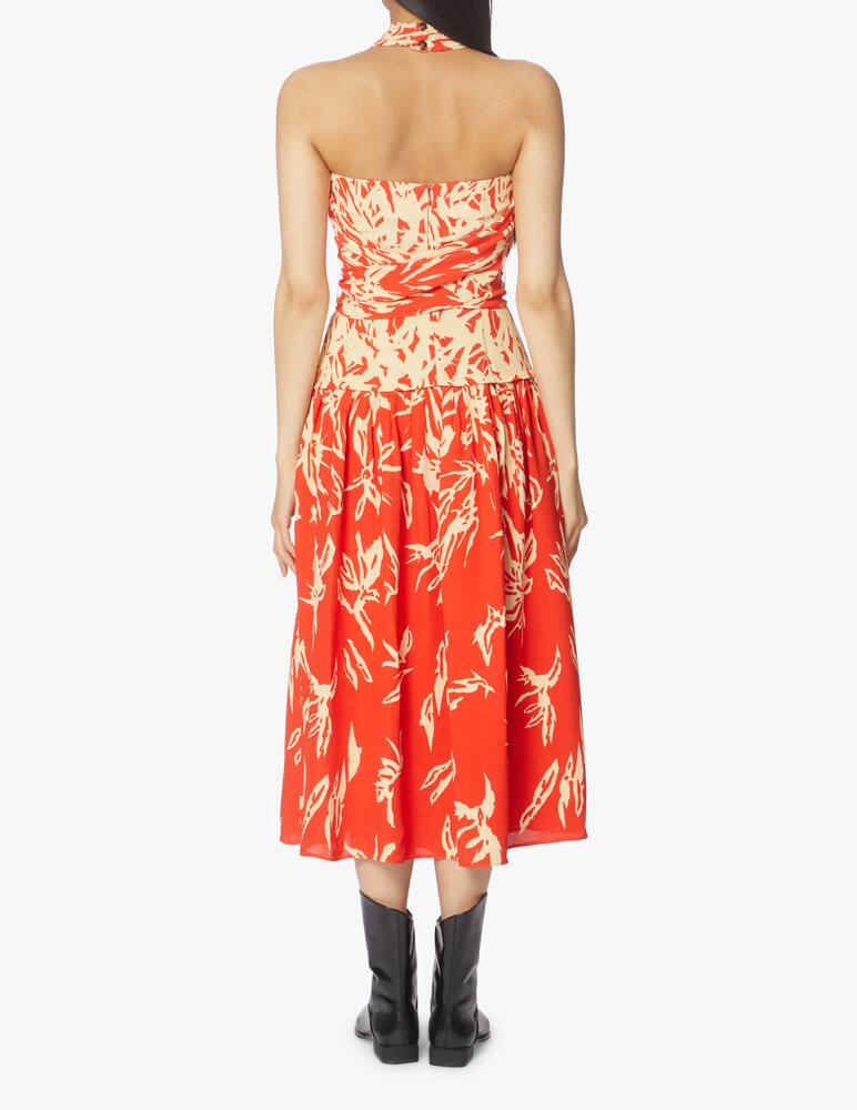 rinascente Proenza Schouler Vestiti midi con stampa - arancione