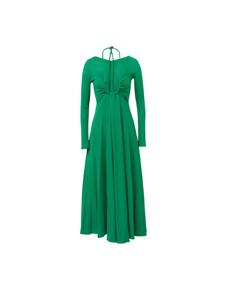 rinascente Proenza Schouler Vestito lungo con maniche lunghe - verde