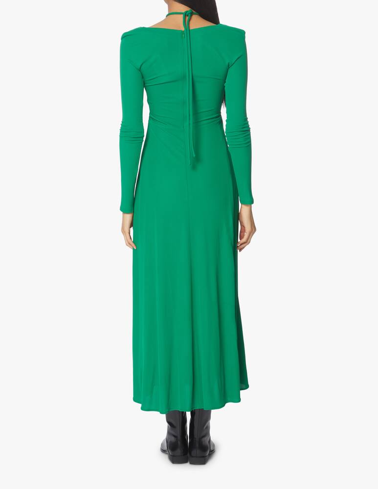 rinascente Proenza Schouler Vestito lungo con maniche lunghe - verde