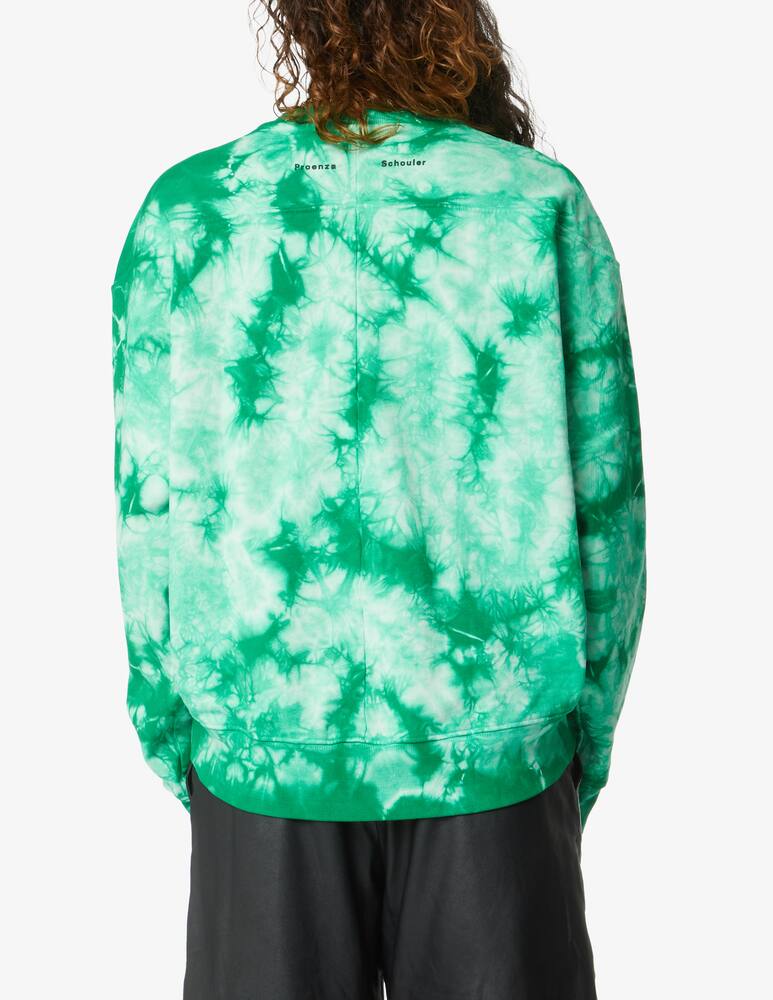rinascente Proenza Schouler White Label Tie Dye Sweatshirt - Green