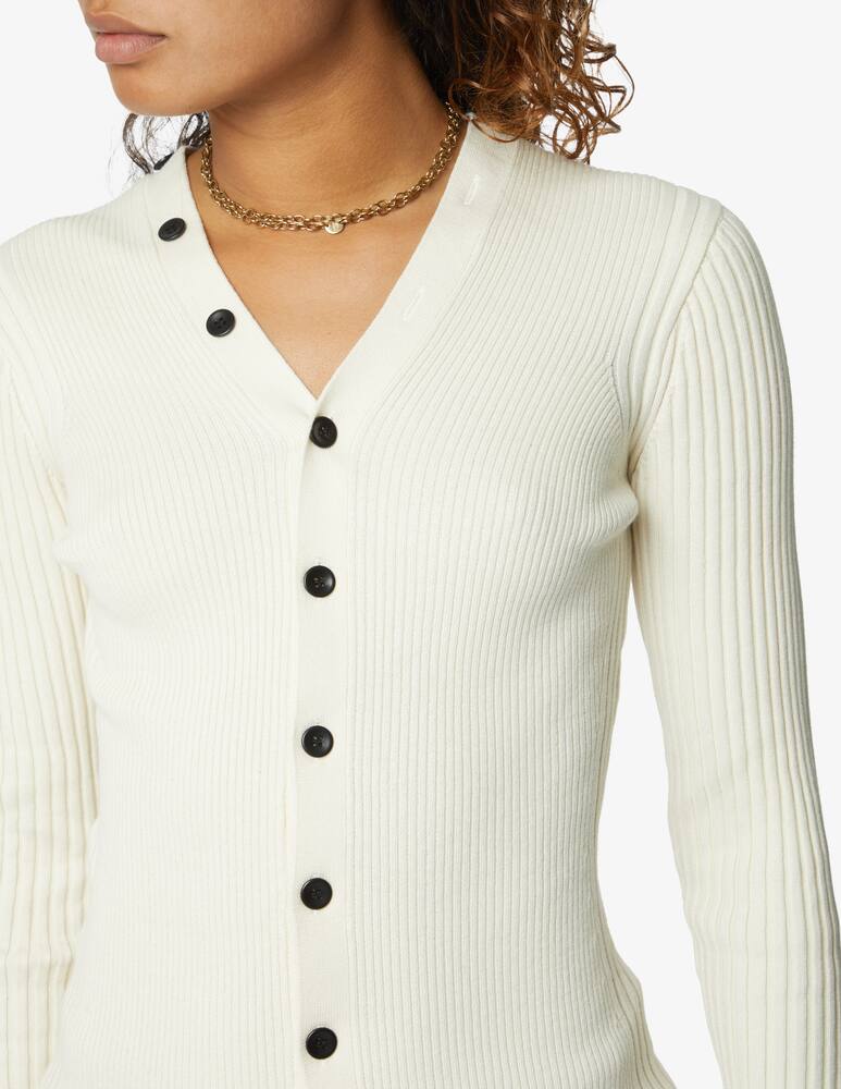 rinascente Proenza Schouler White Label Cardigan in misto cashmere - Bianco