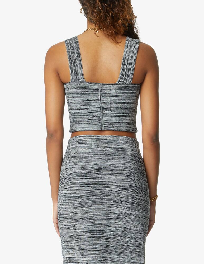 rinascente Proenza Schouler White Label Knit Bustier Top - Black