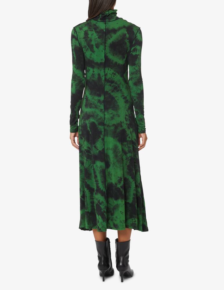 rinascente Proenza Schouler White Label Marble turtleneck long sleeved dress - Green
