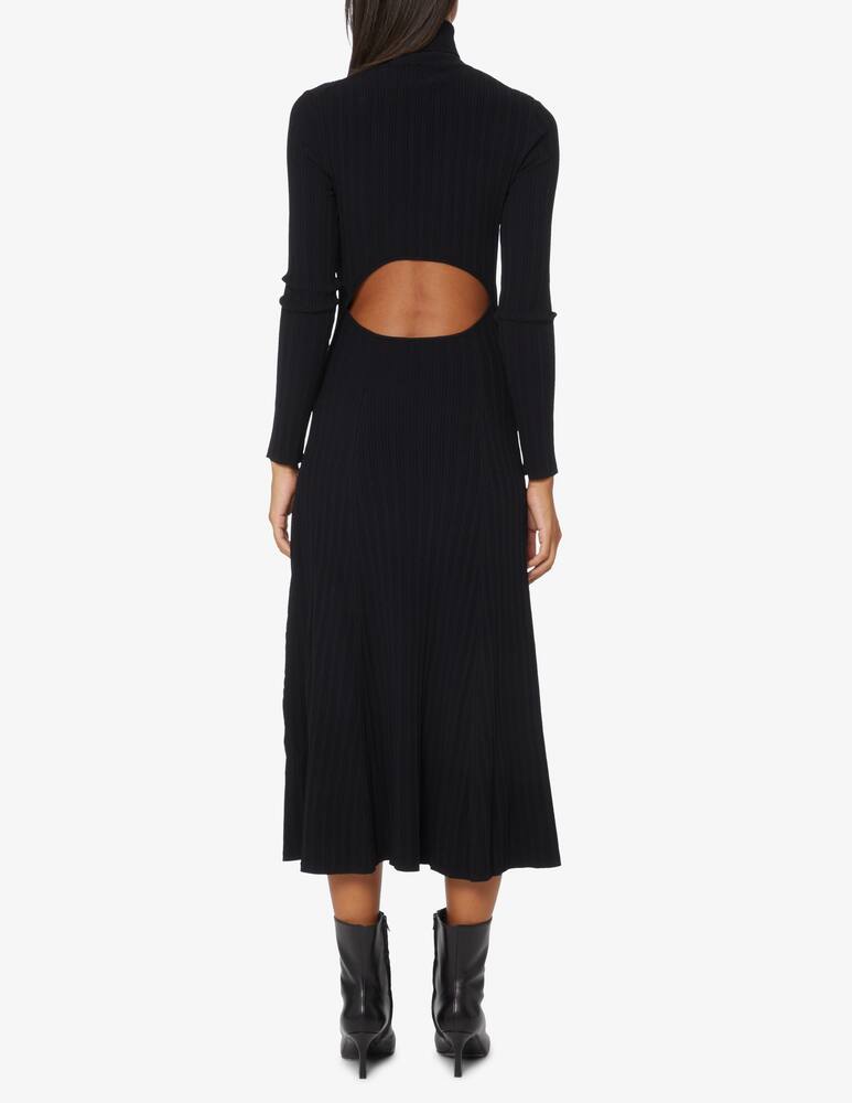rinascente Proenza Schouler White Label Open back turtleneck knit dress - Black