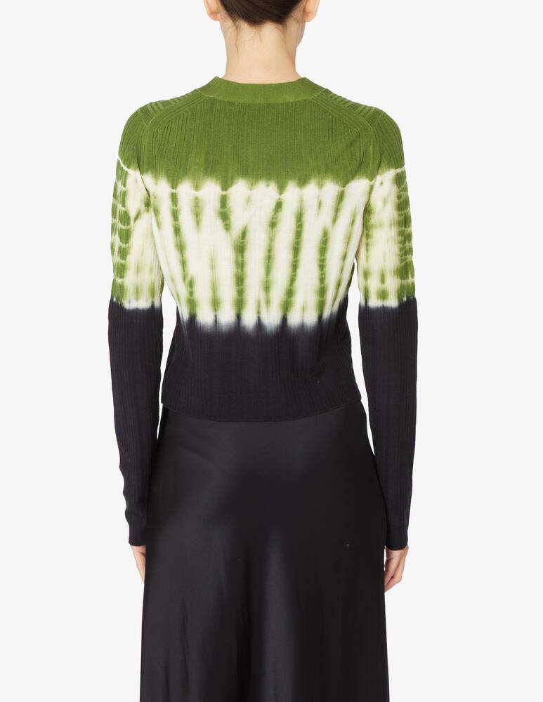 rinascente Proenza Schouler White Label Cardigan dip dye - Verde