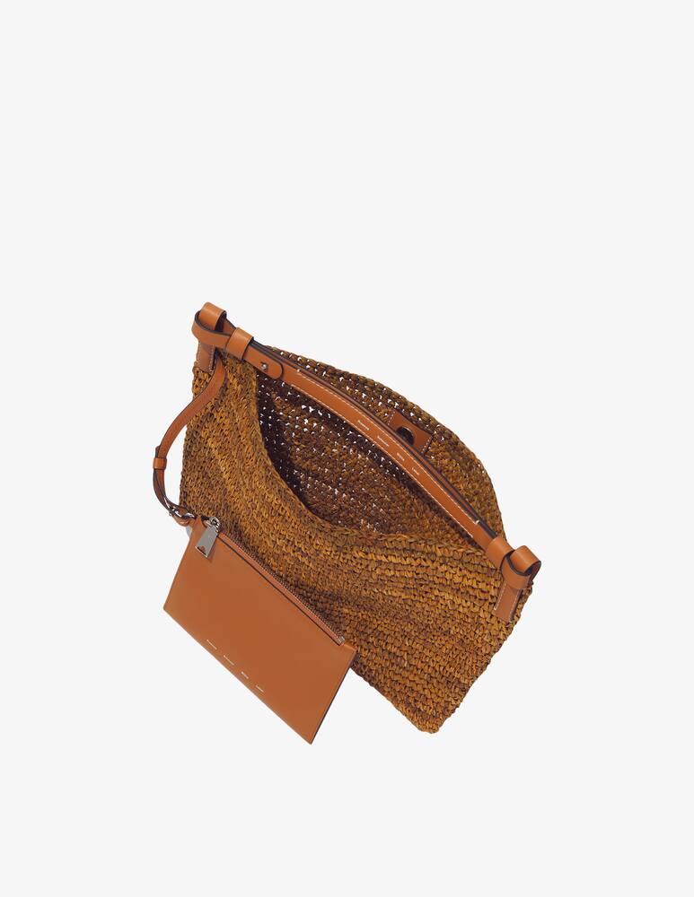 rinascente Proenza Schouler White Label Minetta  rafia hobo bag