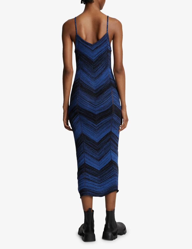 rinascente Proenza Schouler White Label Marled stripe knit maxi dress