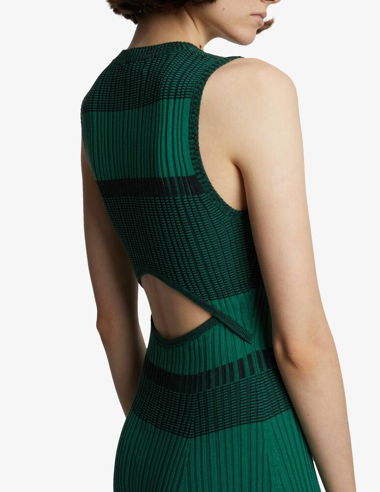 rinascente Proenza Schouler White Label Mini stripe sleeveless knit dress