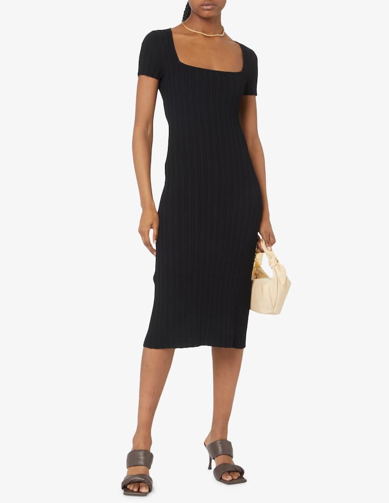 Proenza Schouler White Label Abito a maniche corte in maglia a costine - immagine 2 Proenza Schouler White Label Abito a maniche corte in maglia a costine - immagine 2