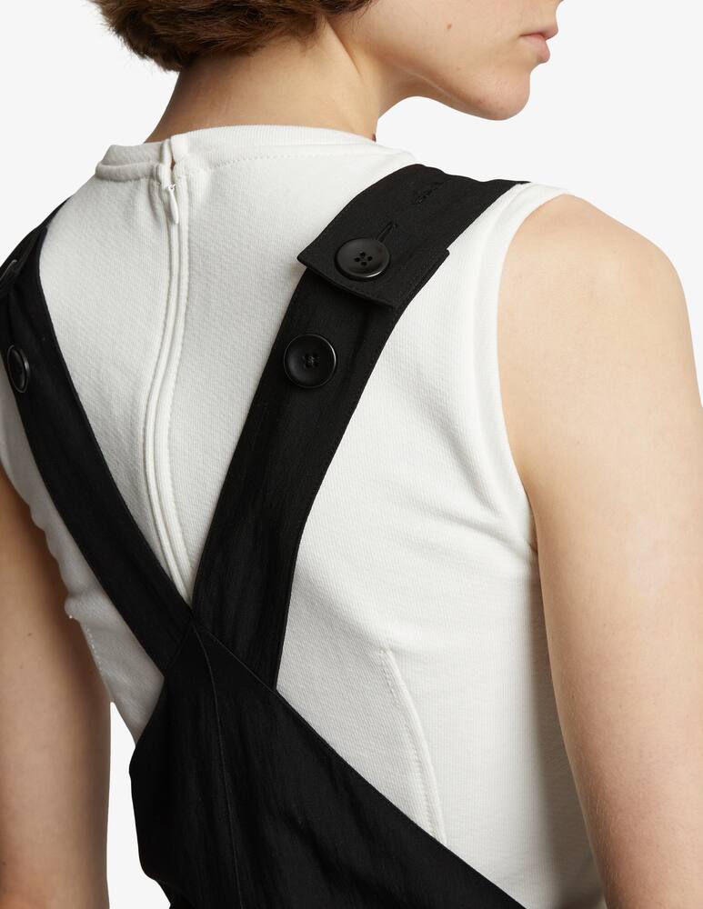 rinascente Proenza Schouler White Label Tuta drappeggiata a gamba larga