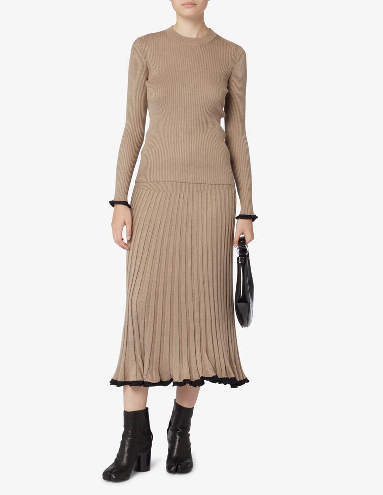 rinascente Proenza Schouler Midi silk plisse skirt