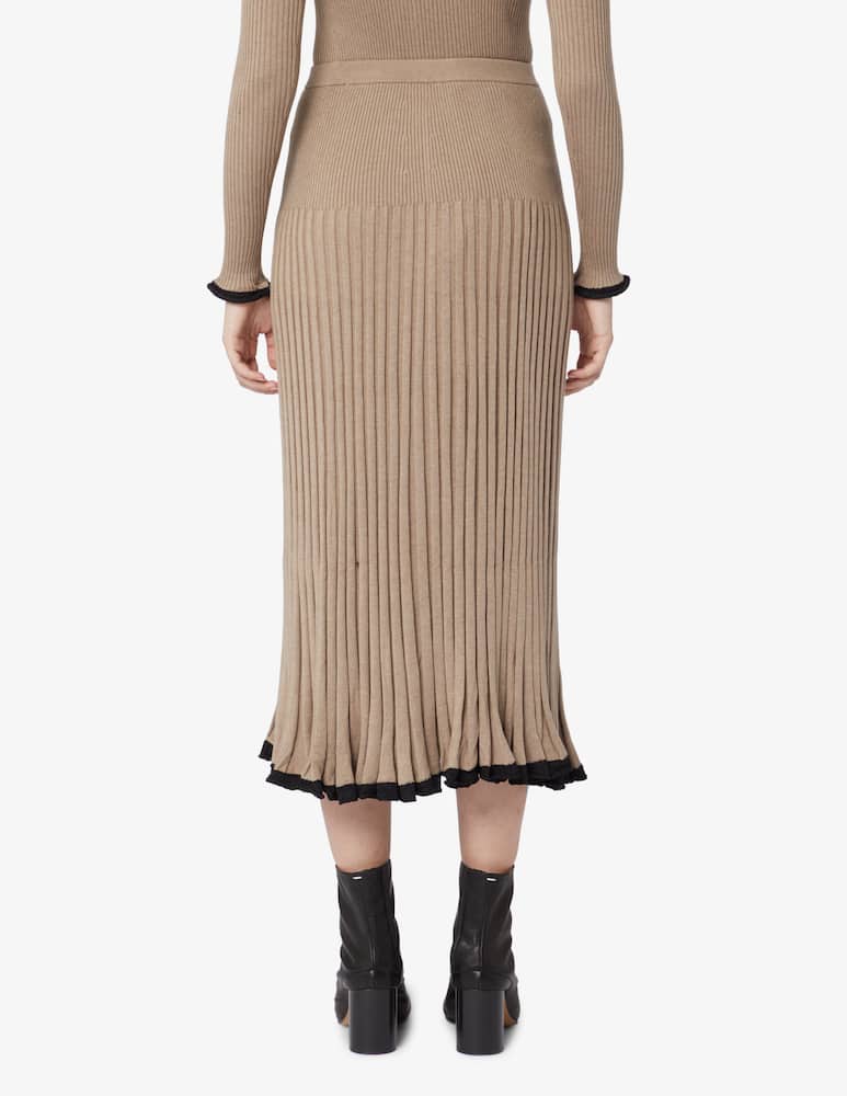 rinascente Proenza Schouler Midi silk plisse skirt