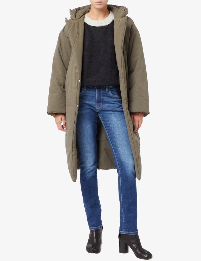 Proenza Schouler White Label Cappotto midi puff con cintura  - immagine 2