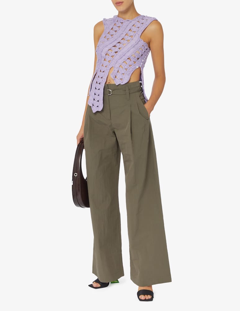 rinascente Proenza Schouler White Label Pantaloni a palazzo vita alta