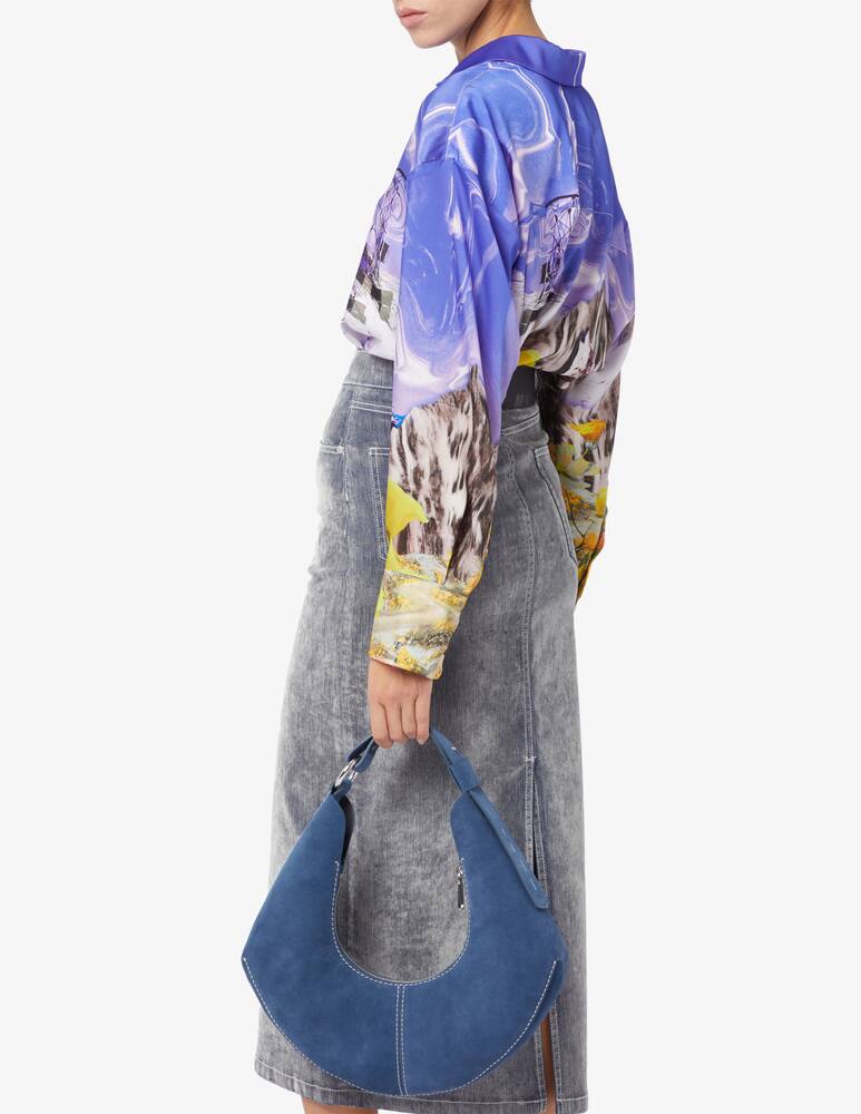 rinascente Proenza Schouler White Label Borsa a spalla mezzaluna Christie